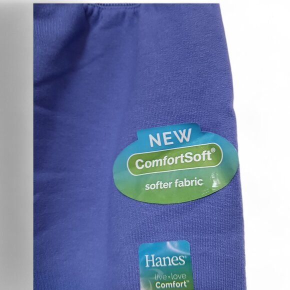 Hanes Women Bundle x 2 Pairs Frosty Lavender Lounge Pants Petite Size L (12 -14) - Picture 4 of 8